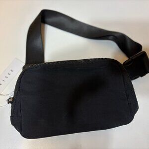 NWT Black Belt Bag